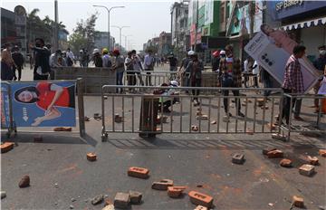 MYANMAR MILITARY COUP PROTEST