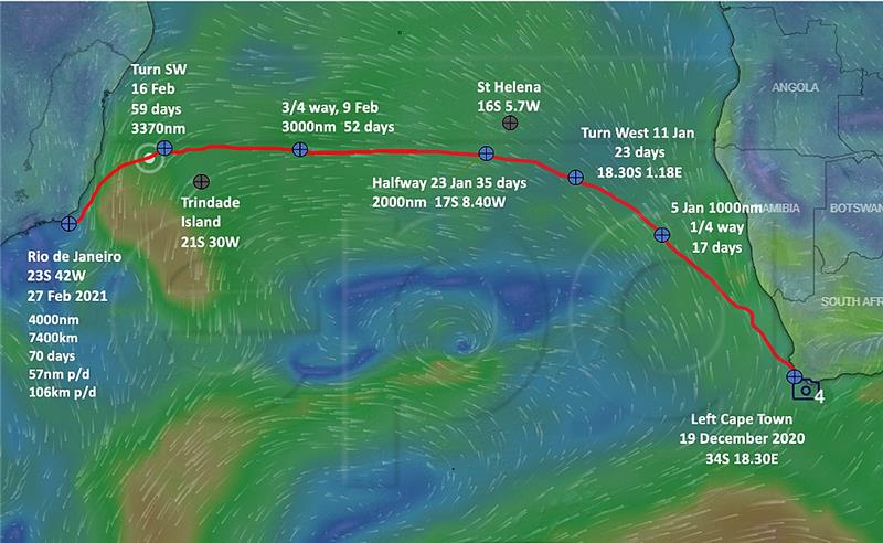 BRAZIL ROWING ATLANTIC