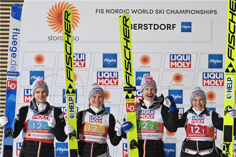 GERMANY NORDIC SKIING WORLD CHAMPIONSHIPS