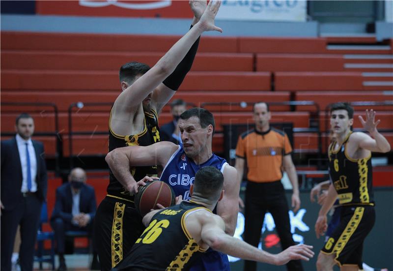 Utakmica 19. kola ABA košarkaške lige: Cibona - Split