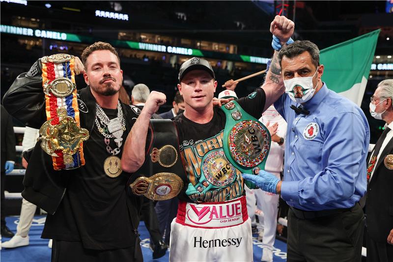 USA BOXING CANELO ALVAREZ AVNI YILDRIM