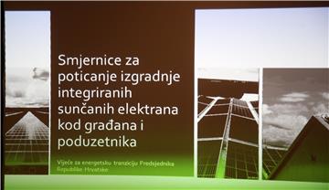 Sjednica Vijeća predsjednika Republike Hrvatske za energetsku tranziciju