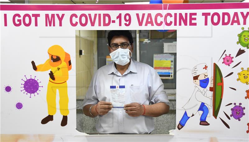 INDIA CORONAVIRUS PANDEMIC VACCINATION