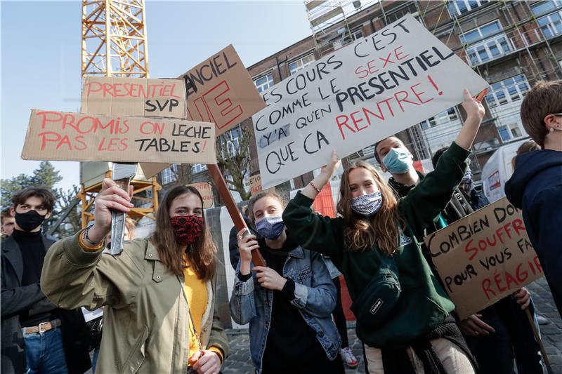 BELGIUM STUDENT RALLY AGAINST ISOLATION AND PRECARIOUSNESS ACT II