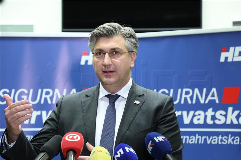 Plenković: Kandidat HDZ-a je sjajan čovjek Davor Filipović, strategija konstruktivna