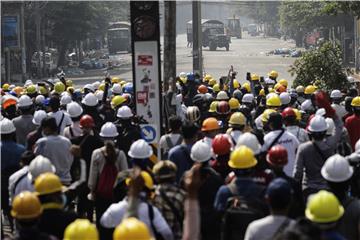 MYANMAR MILITARY COUP PROTEST