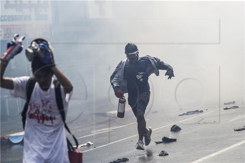 MYANMAR MILITARY COUP PROTEST