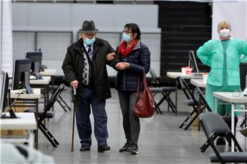 Cijepljenje građana u Spaladium areni                           