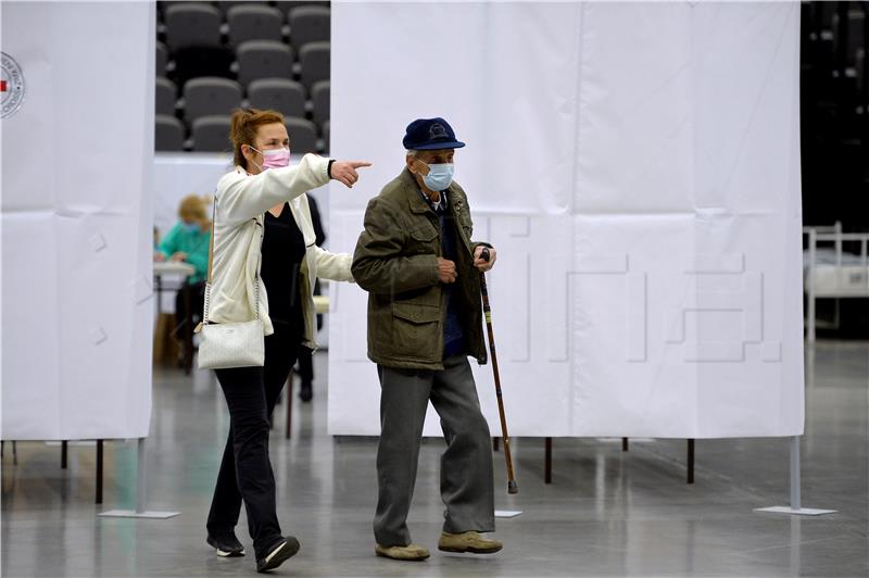 Cijepljenje građana u Spaladium areni                           