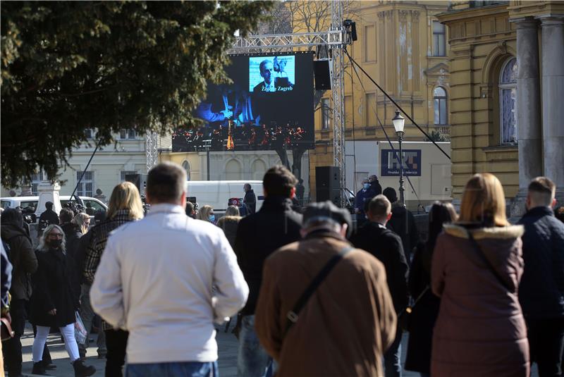 Komemoracija za Milana Bandića