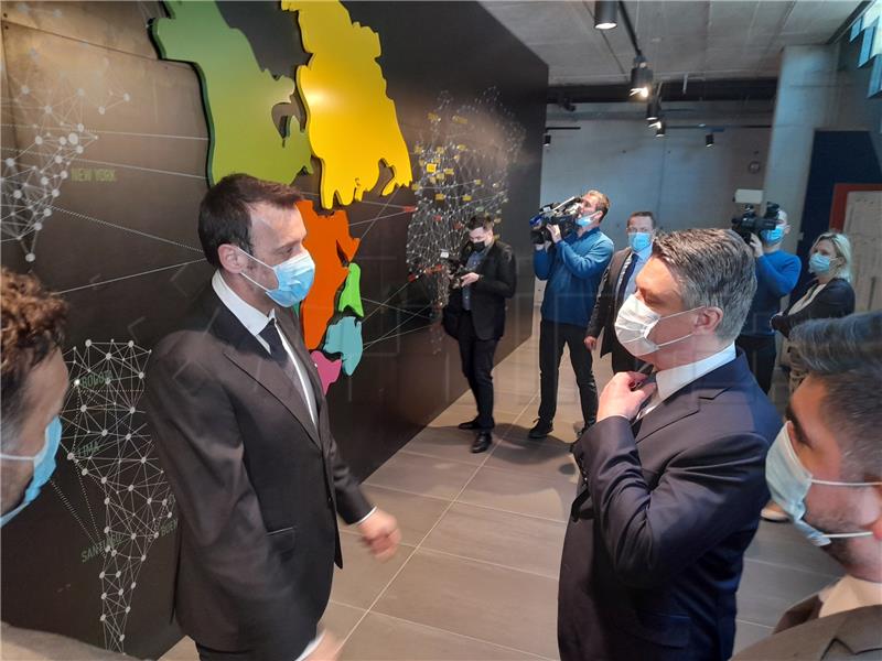 Milanović impressed by IT company Infobip's performance