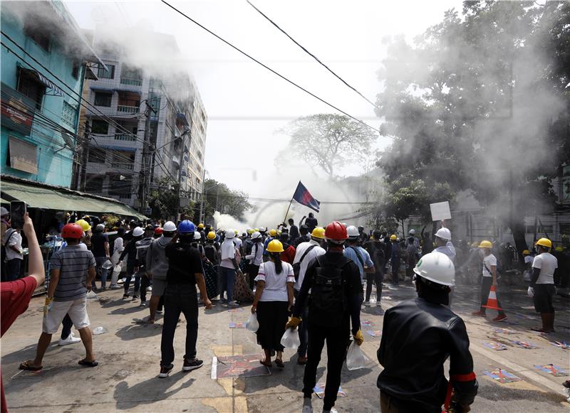 MYANMAR MILITARY COUP PROTEST