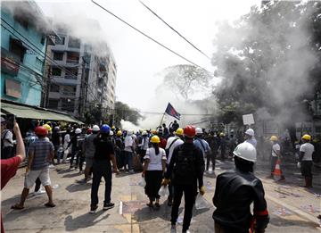 MYANMAR MILITARY COUP PROTEST