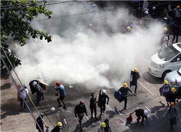 MYANMAR MILITARY COUP PROTEST