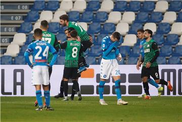 Italija: Sassuolo - Napoli 3-3