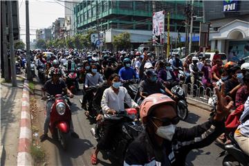 MYANMAR MILITARY COUP PROTEST