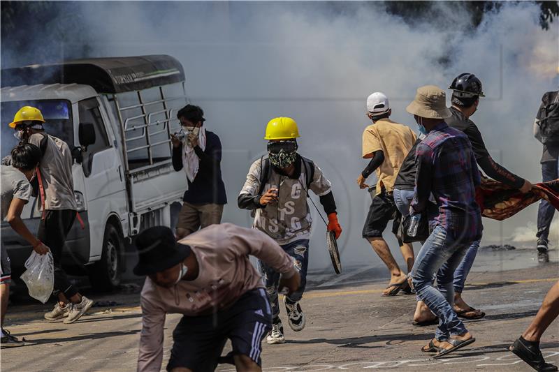 MYANMAR MILITARY COUP PROTEST