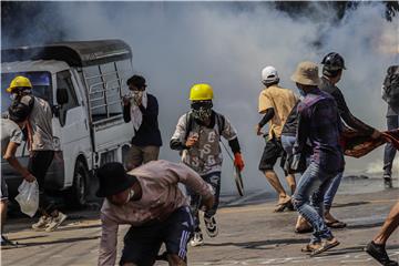 MYANMAR MILITARY COUP PROTEST