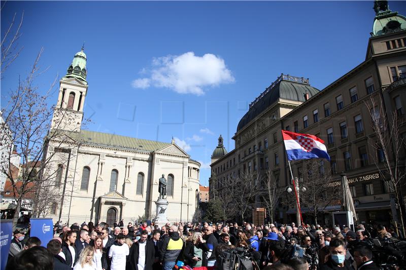 Škoro predstavio kandidaturu za gradonačelnika Zagreba