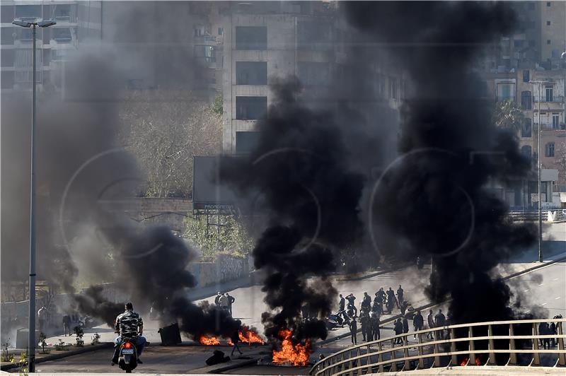 LEBANON ANTI GOVERNMENT POWER CUTS PROTEST