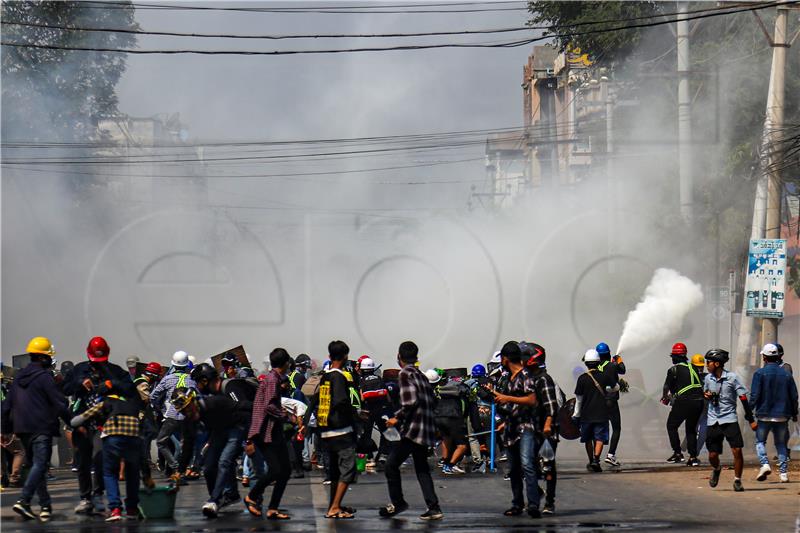 MYANMAR MILITARY COUP PROTEST