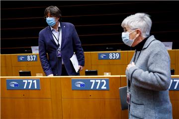 BELGIUM EU PARLIAMENT CATALONIA