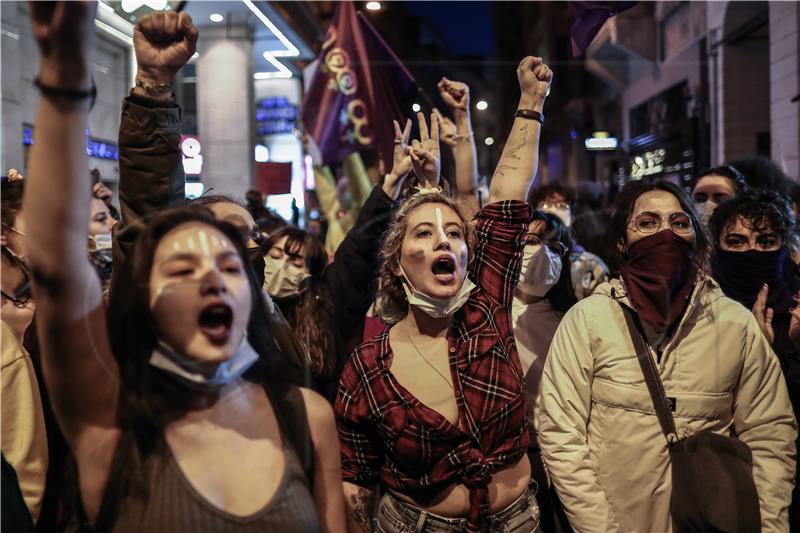 TURKEY WOMEN PROTEST