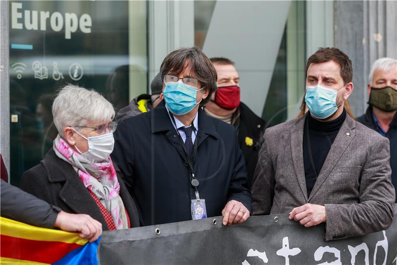 BELGIUM EU PARLIAMENT CATALONIA