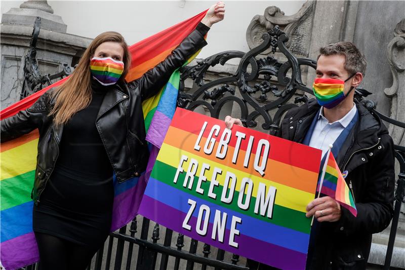 BELGIUM EU LGBTIQ FREEDOM ZONE CAMPAIGN