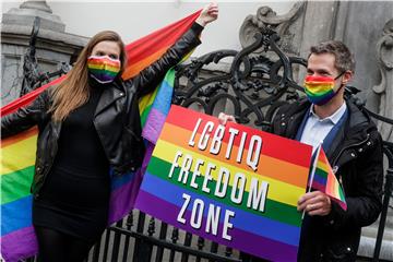 BELGIUM EU LGBTIQ FREEDOM ZONE CAMPAIGN