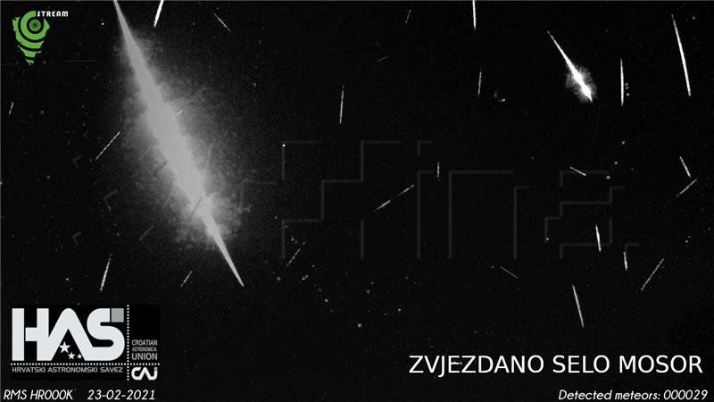 Hrvatski astronomski savez: Meteorit pao u Dalmaciji