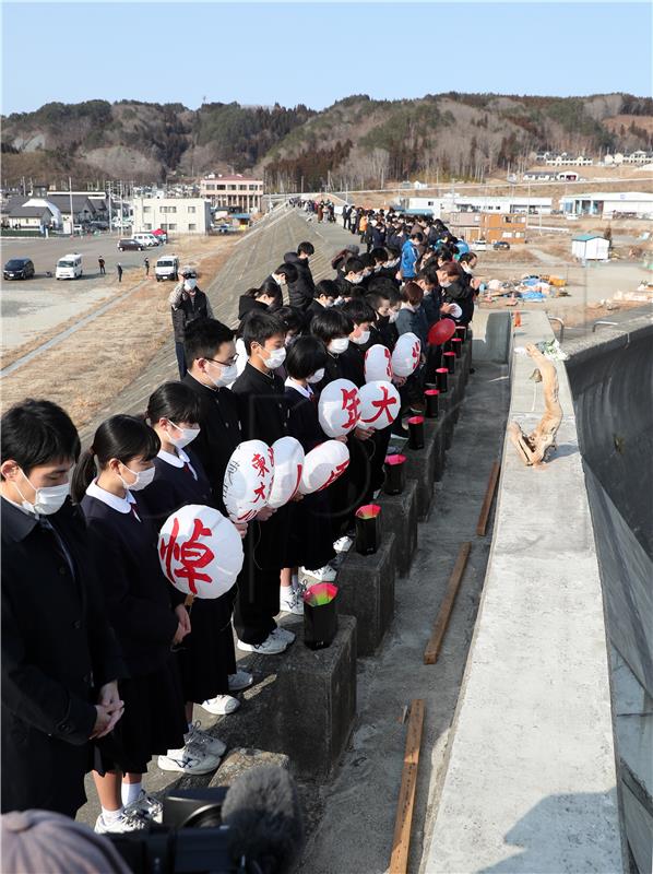 JAPAN EARTHQUAKE TSUNAMI ANNIVERSARY