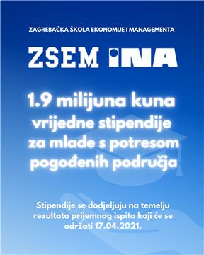 ZŠEM i Ina osigurali 1,9 milijuna kuna stipendije za mlade s područja Banovine