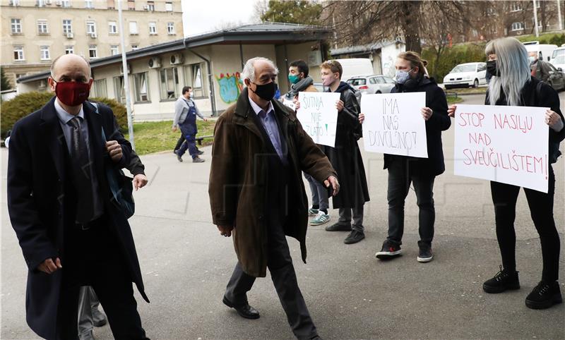 Počela sjednica Senata o stanju na Sveučilištu u Zagrebu