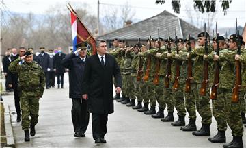 Milanović sudjelovao na svečanosti polaganja prisege 29. naraštaja vojnih ročnika