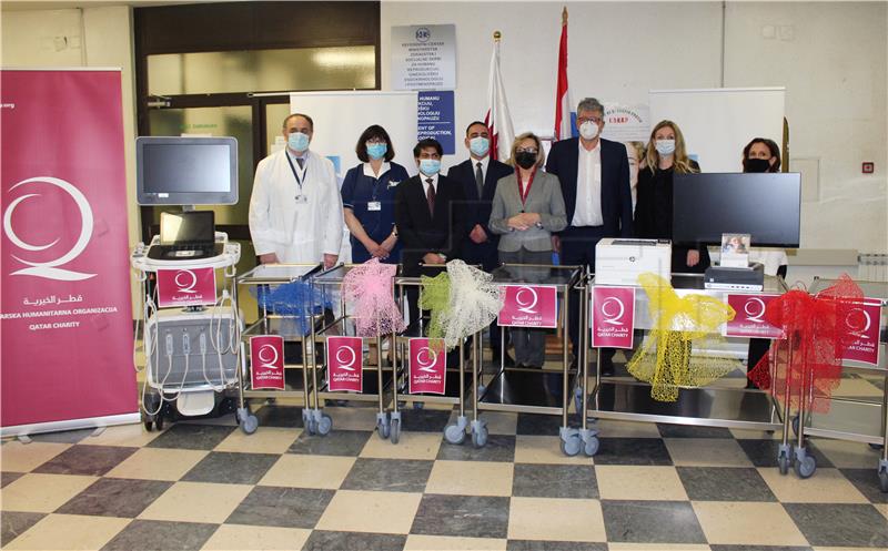 Qatar Charity donates valuable medical equipment to KBC Zagreb hospital