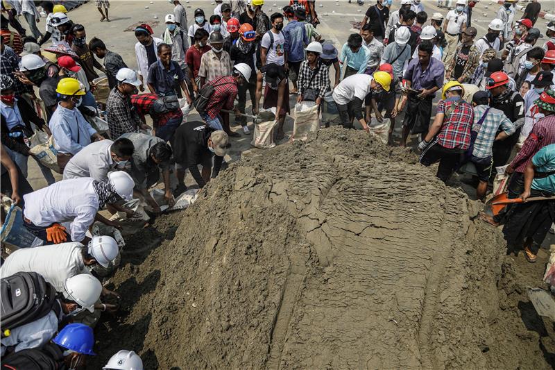 MYANMAR MILITARY COUP PROTEST