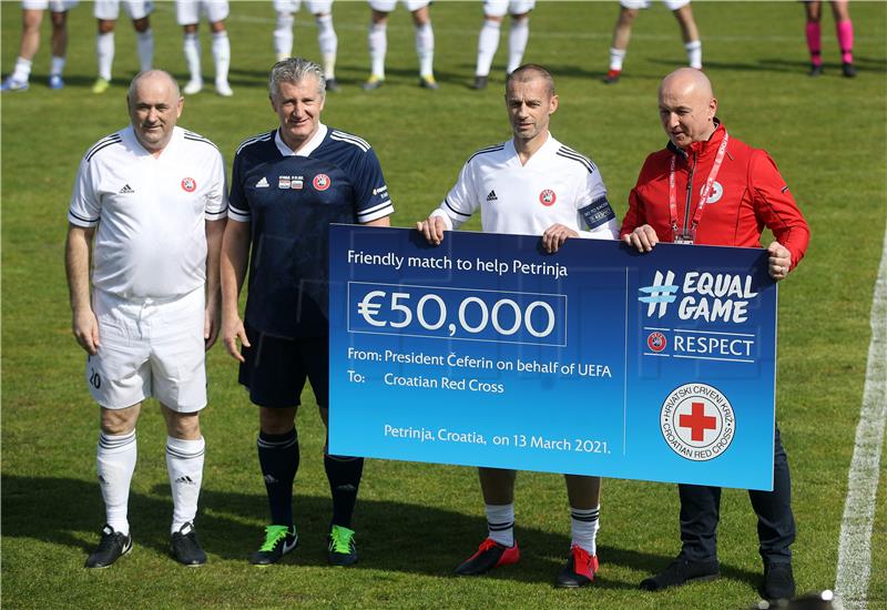 UEFA donates €50,000 to Croatia's Red Cross for quake victims