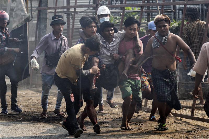 MYANMAR MILITARY COUP PROTEST