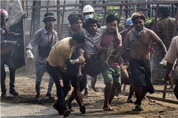 MYANMAR MILITARY COUP PROTEST