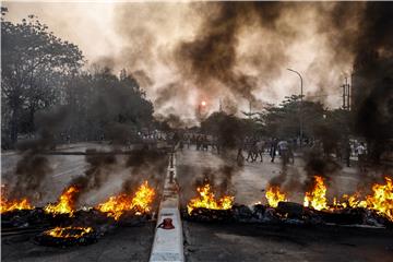 MYANMAR MILITARY COUP PROTEST