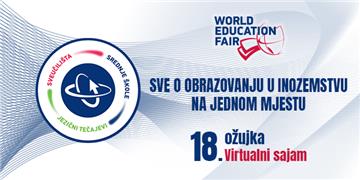 Svjetski sajam obrazovanja - WEF online 18. ožujka