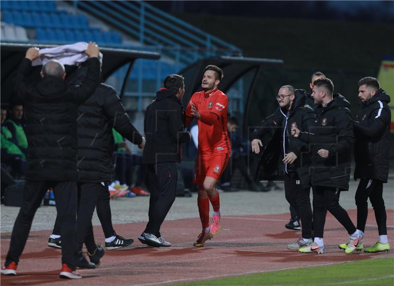 Utakmica četvrtfinala hrvatskog nogometnog Kupa: Gorica - Hajduk