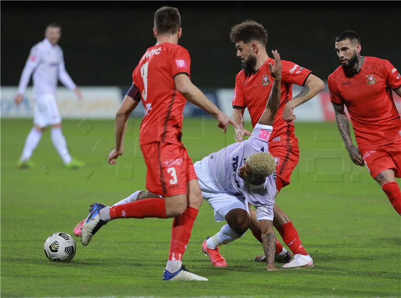 Utakmica četvrtfinala hrvatskog nogometnog Kupa: Gorica - Hajduk