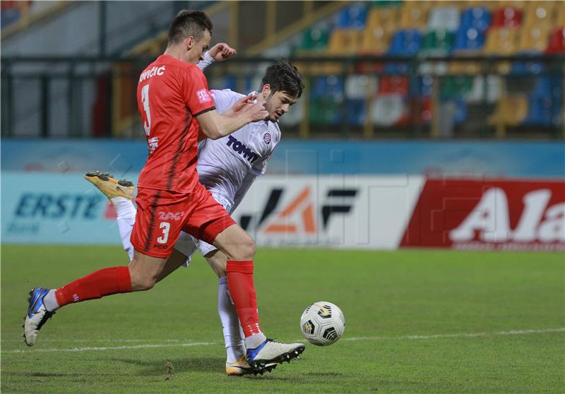 Utakmica četvrtfinala hrvatskog nogometnog Kupa: Gorica - Hajduk