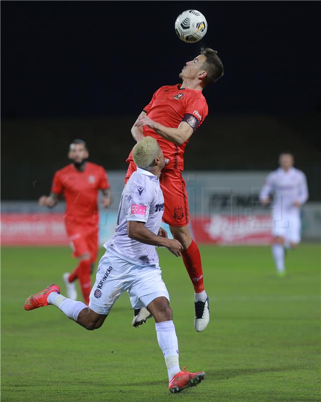 Utakmica četvrtfinala hrvatskog nogometnog Kupa: Gorica - Hajduk