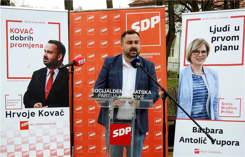 Hrvoje Kovač SDP-ov kandidat za gradonačelnika Lepoglave