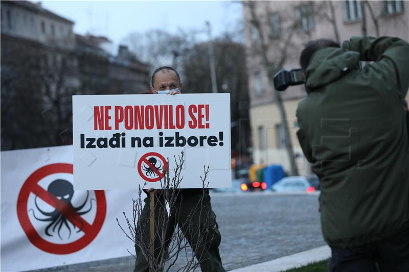 Akcija "Ne ponovilo se! Izađi na izbore!" inicijative Vratite magnoliju