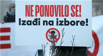 Akcija "Ne ponovilo se! Izađi na izbore!" inicijative Vratite magnoliju