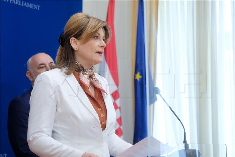 Konferencija za medije Karoline Vidović Krišto